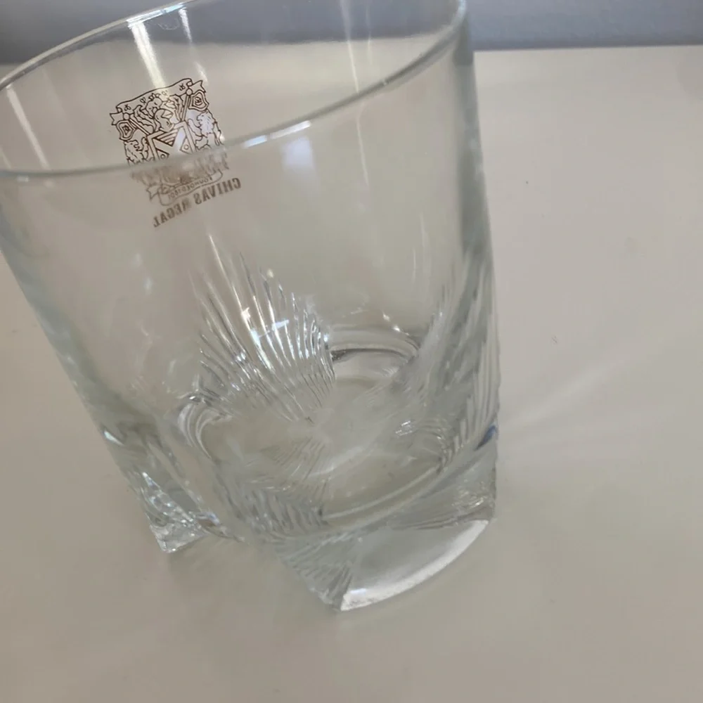 3.75”  Vintage CHIVAS REGAL Glass France Barware Scotch Cocktails